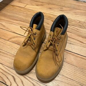 Timberland Kids Brown Boots with Black Trim